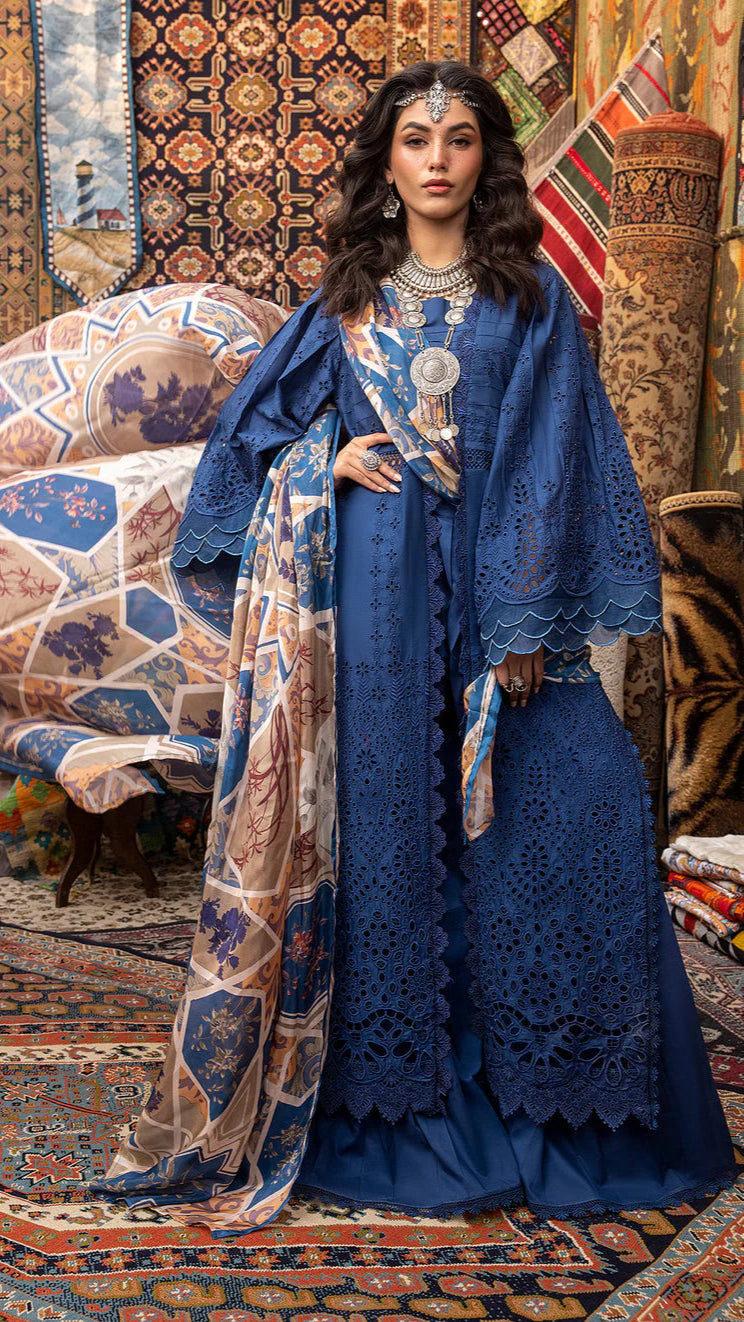 LAWN 3PC UNSTITCHED 3 PIECE SPRING SUMMER LAWN COLLECTION-D-1154